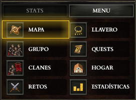 Map menu